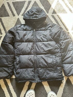 U.S. Polo Assn. Navy Hooded Puffer Coat